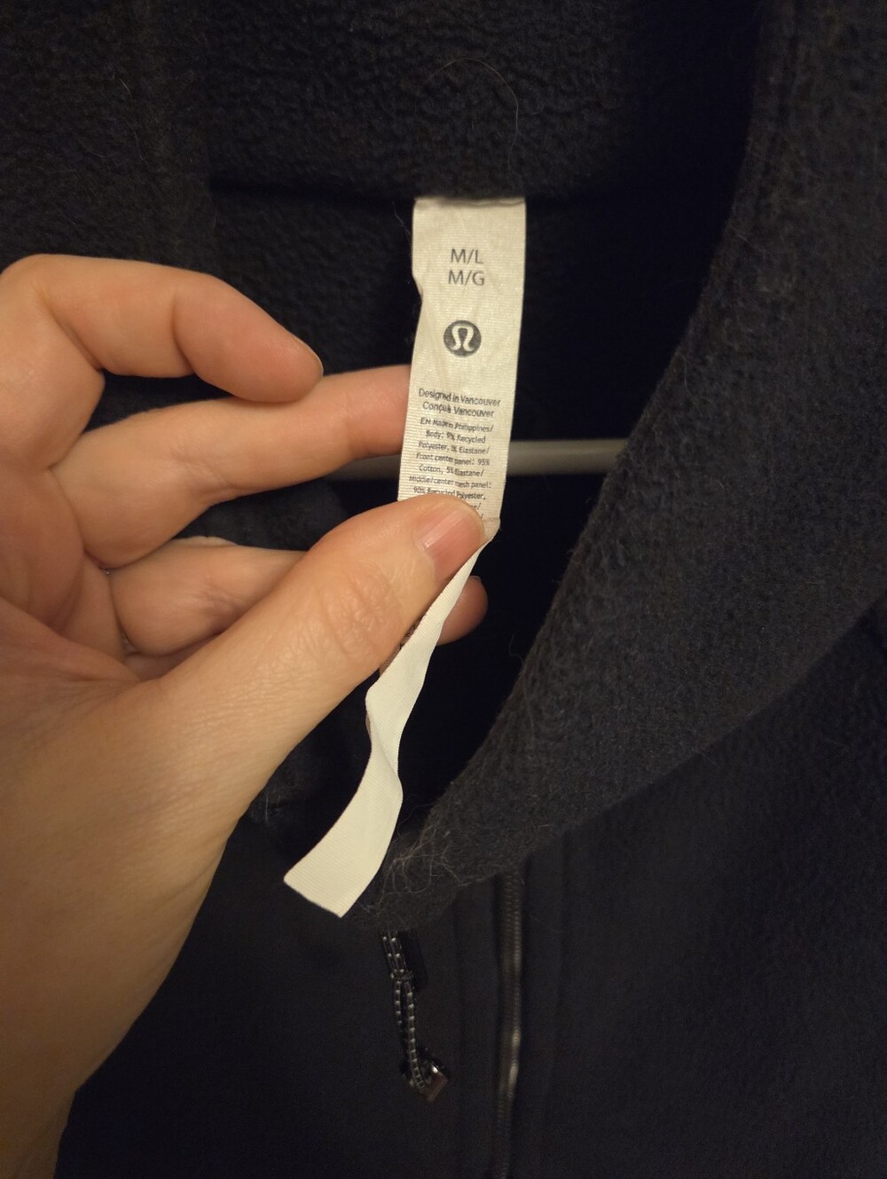 Lululemon Scuba Tumbled Fleece Funnel-neck Half-zip Pullover Sz M/L Women's - Picture 3 of 6